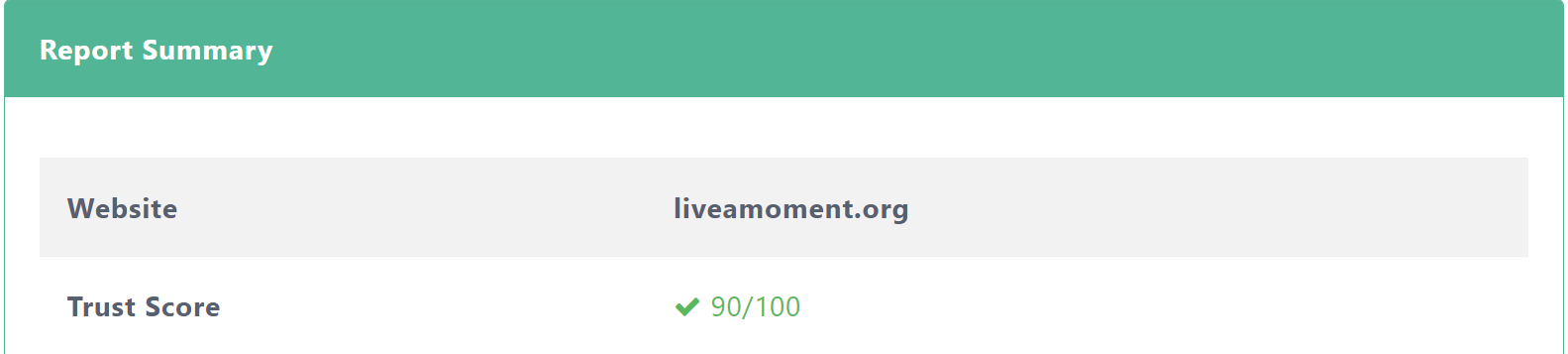 liveamoment trustscore